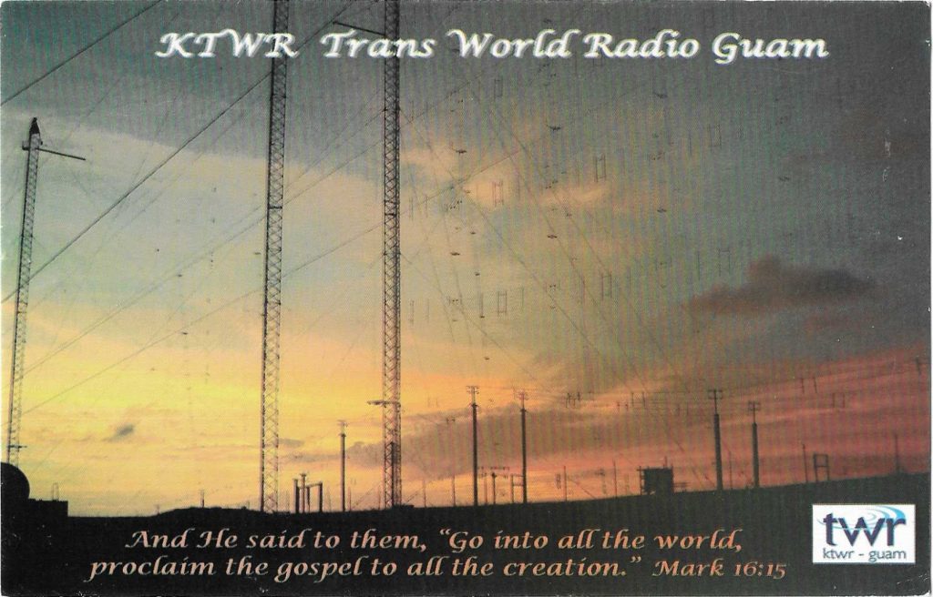 QSL分享:KTWR环球广播电台-2023